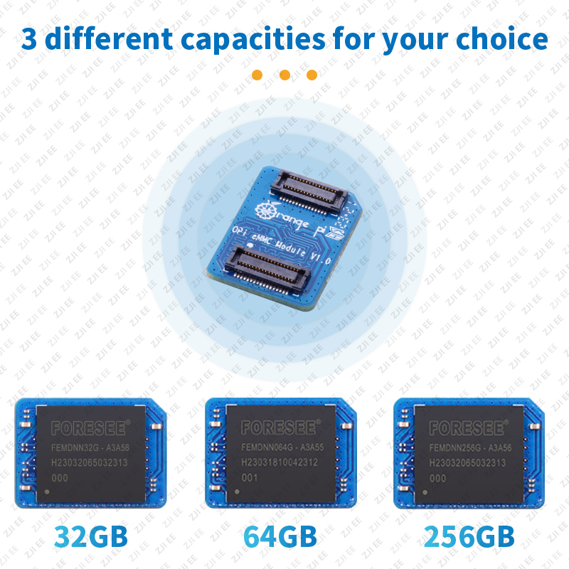Orange Pi EMMC Module 32GB 64G - đánh giá và giá Orange Pi 5 Plus 32Gb