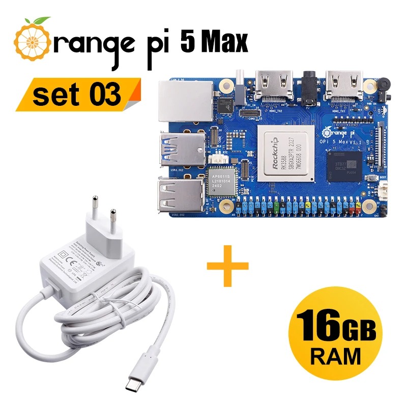 RoRuSOrangePi 5 Max 16GB with  - đánh giá và giá Orange Pi 5 Max Rk3588
