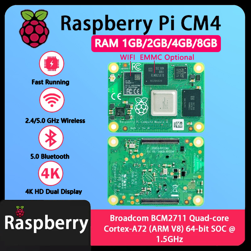 Raspberry Pi CM4 1GB/2GB/4GB/8 - đánh giá và giá Compute Module 4 32Gb Wifi