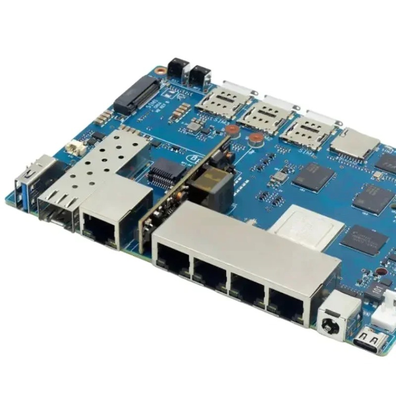 Wifi 7 Router board with MTK M - đánh giá và giá Bananapi Bpi R4 Wifi 7