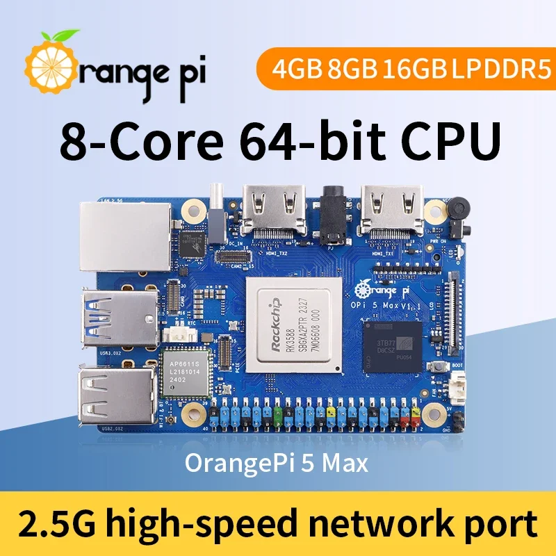 Orange Pi 5 Max 8GB / 16GB RAM - đánh giá và giá Orange Pi 5 Max Rk3588