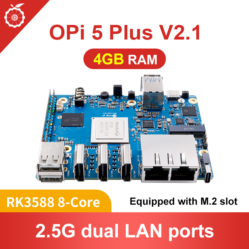 Orange Pi 5 Plus 4GB V2.1 Sing - đánh giá và giá Orange Pi 5 Plus 32Gb