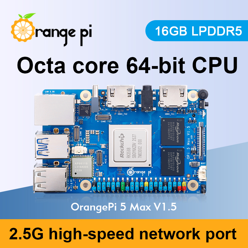 AvaCoreOrange Pi 5 Max 16GB V1 - đánh giá và giá Rk3588 Mini Pc Board