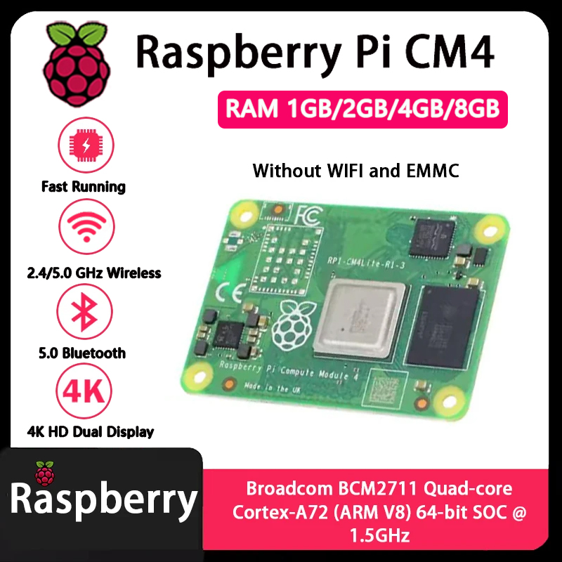 Raspberry Pi CM4 1GB/2GB/4GB/8 - đánh giá và giá Compute Module 4 32Gb Wifi