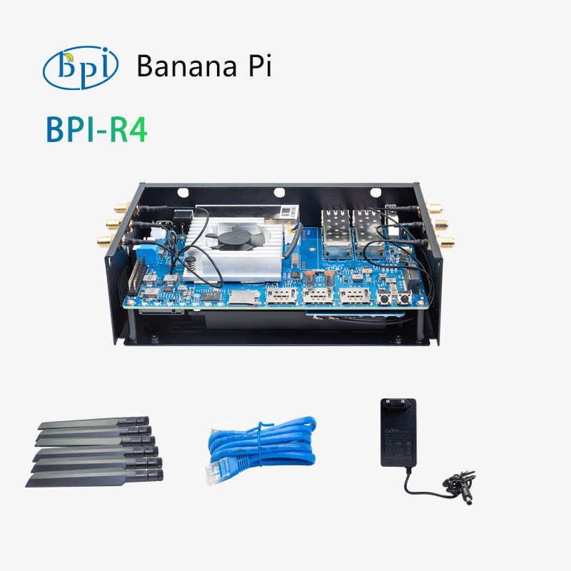Banana Pi BPI-R4 WiFi 7 Router - đánh giá và giá Bananapi Bpi R4 Wifi 7