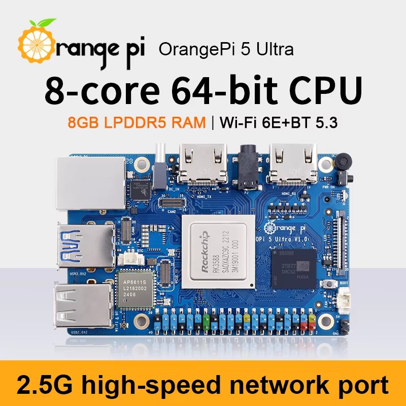【Hot Sale】Orange Pi 5 Ultra 8G - đánh giá và giá Rk3588 Mini Pc Board